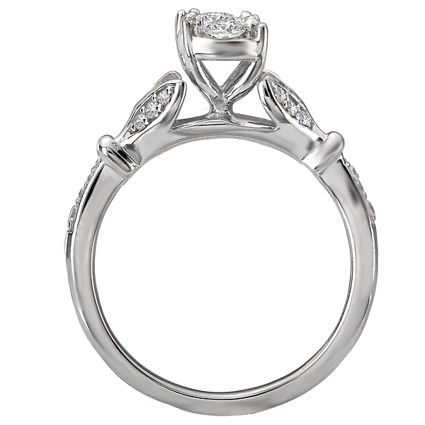 Classic Diamond Cluster Ring Image 2 J. Schrecker Jewelry Hopkinsville, KY