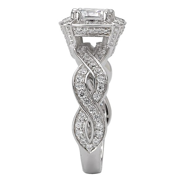 Halo Semi-Mount Diamond Ring Image 3 J. Schrecker Jewelry Hopkinsville, KY