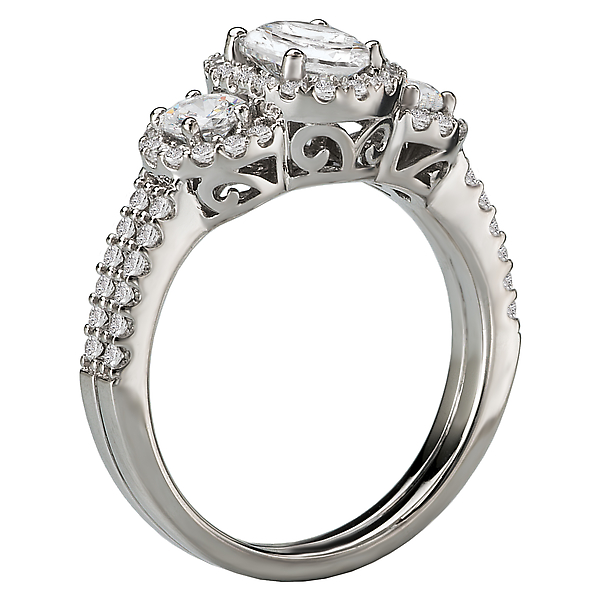 Halo Semi-Mount Diamond Ring Image 2 J. Schrecker Jewelry Hopkinsville, KY