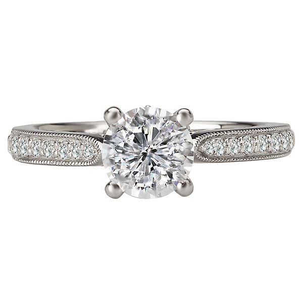 Classic Semi-Mount Diamond Ring Image 4 J. Schrecker Jewelry Hopkinsville, KY