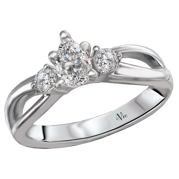 3 Stone Semi-Mount Diamond Ring J. Schrecker Jewelry Hopkinsville, KY