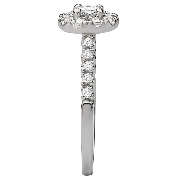 Halo Diamond Ring Image 3 The Hills Jewelry LLC Worthington, OH