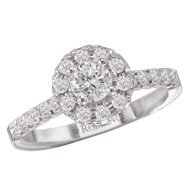 Halo Diamond Ring Glatz Jewelry Aliquippa, PA