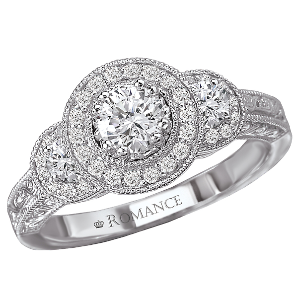 Halo Diamond Ring Chandlee Jewelers Athens, GA