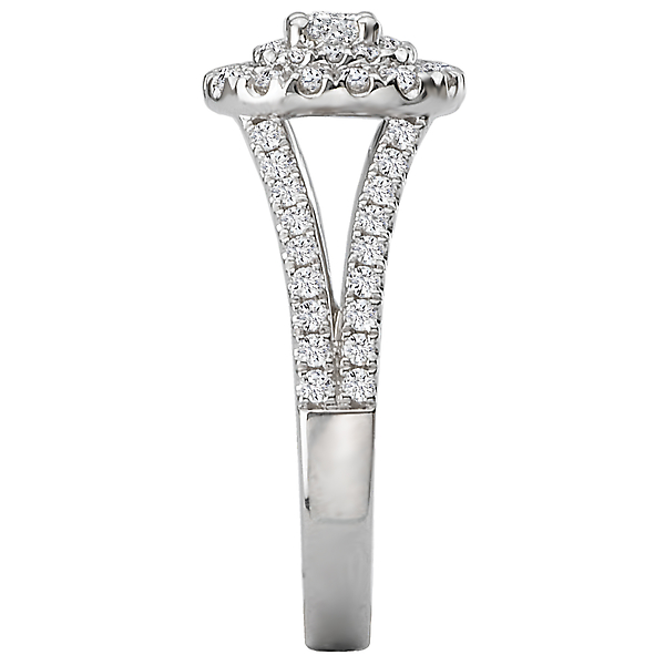 Split Shank Diamond Ring Image 3 Malak Jewelers Charlotte, NC