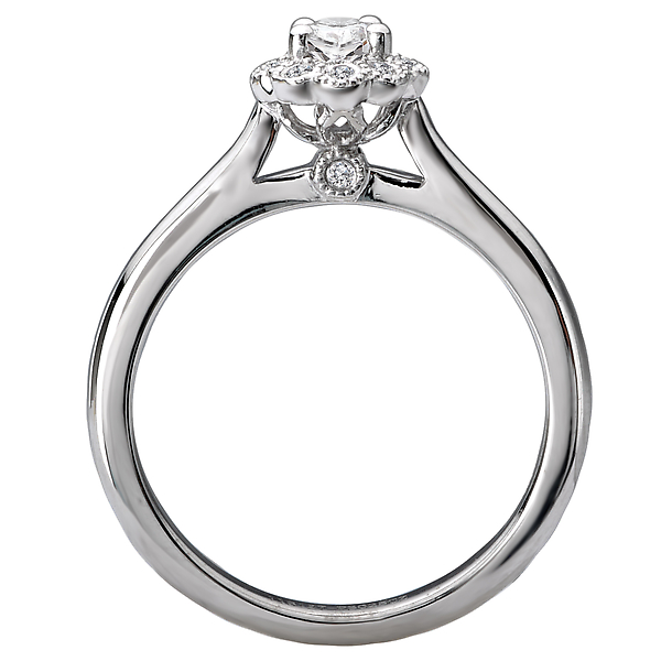 Halo Diamond Ring Image 2 D. Geller & Son Jewelers Atlanta, GA