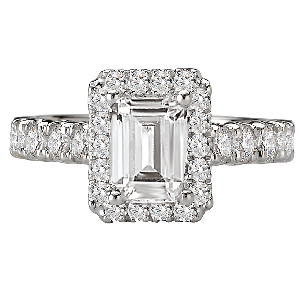 Halo Semi-mount Diamond Ring Image 4 James Gattas Jewelers Memphis, TN