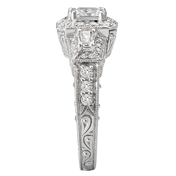 Halo Semi-Mount Diamond Ring Image 3 Puckett's Fine Jewelry Benton, KY