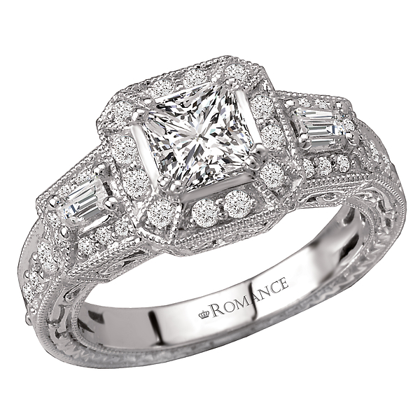 Halo Semi-Mount Diamond Ring J. Schrecker Jewelry Hopkinsville, KY