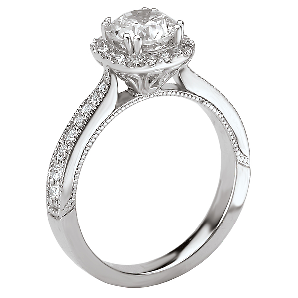 Halo Semi-Mount Diamond Ring Image 2 James Gattas Jewelers Memphis, TN