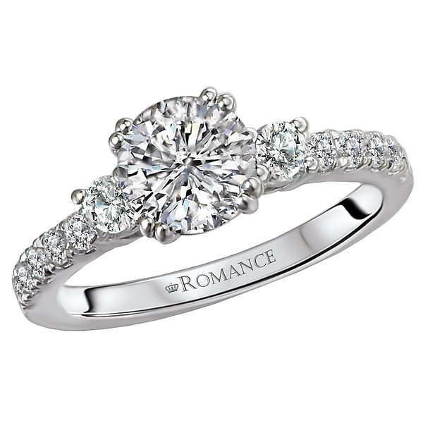 3-Stone Semi-Mount Diamond Ring J. Schrecker Jewelry Hopkinsville, KY