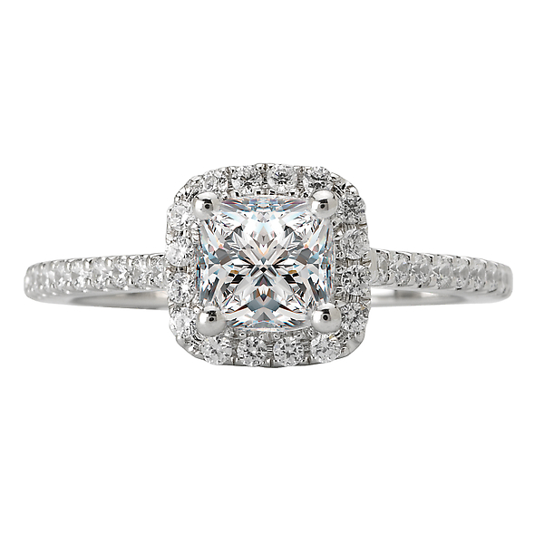 Halo Semi-Mount Diamond Ring Image 4 The Hills Jewelry LLC Worthington, OH