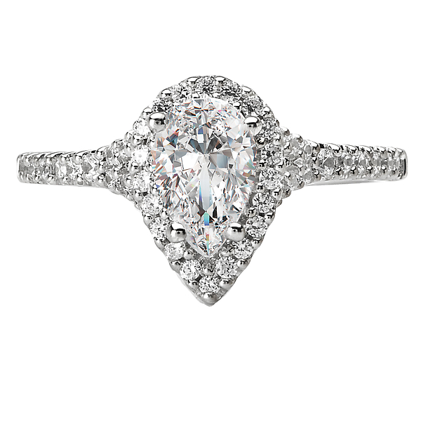 Halo Semi-Mount Diamond Ring Image 4 Armentor Jewelers New Iberia, LA