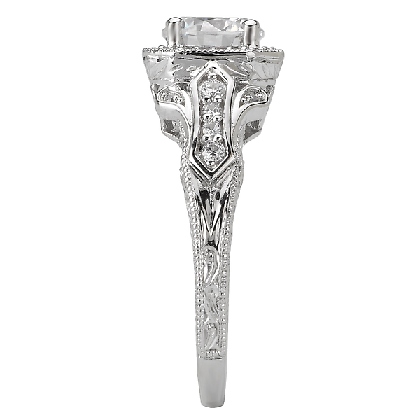 Vintage Semi-Mount Diamond Ring Image 3 The Hills Jewelry LLC Worthington, OH