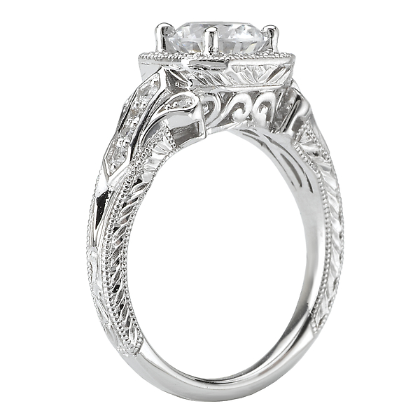 Vintage Semi-Mount Diamond Ring Image 2 Glatz Jewelry Aliquippa, PA