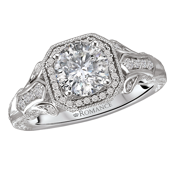 Vintage Semi-Mount Diamond Ring Armentor Jewelers New Iberia, LA