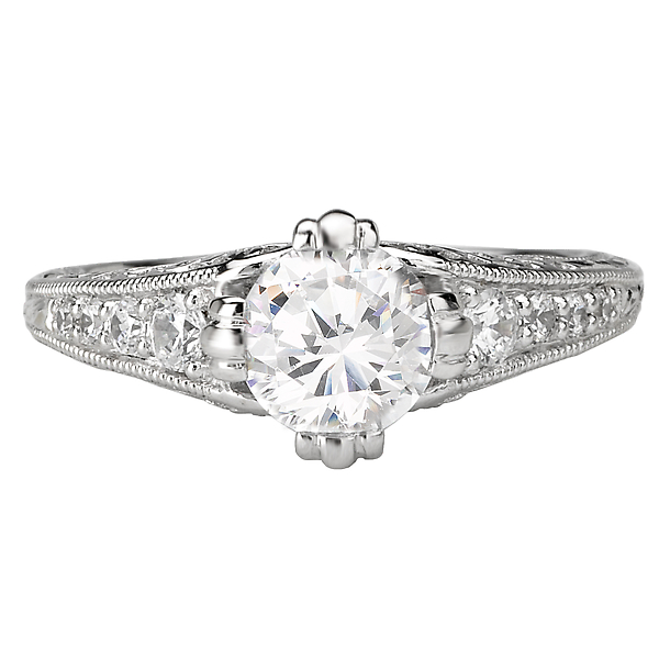 Vintage Semi-Mount Diamond Ring Image 4 J. Schrecker Jewelry Hopkinsville, KY