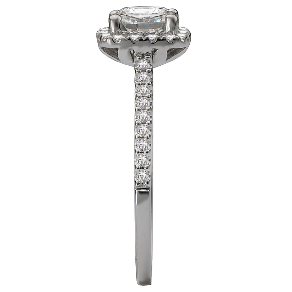 Halo Semi-Mount Diamond Ring Image 3 Armentor Jewelers New Iberia, LA