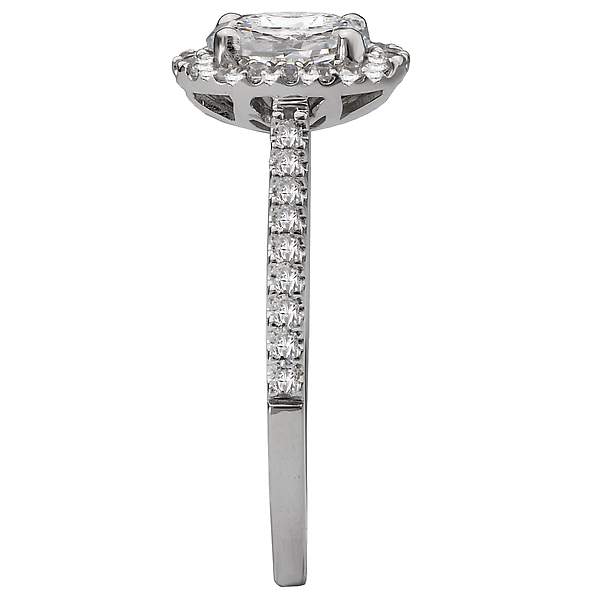 Halo Semi-Mount Diamond Ring Image 3 The Hills Jewelry LLC Worthington, OH