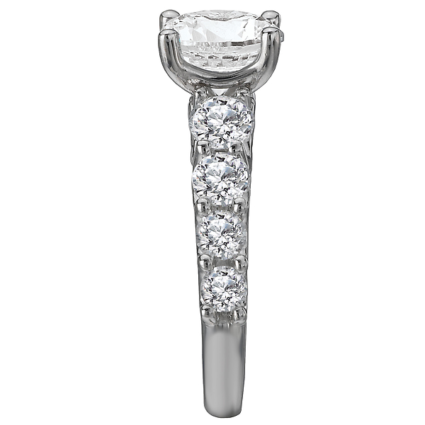 Classic Semi-Mount Diamond Ring Image 3 Chandlee Jewelers Athens, GA