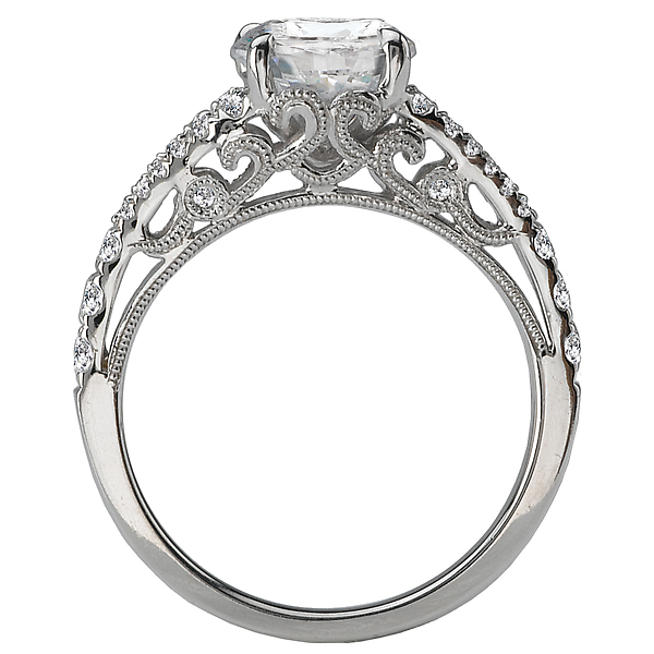 Split Shank Semi-Mount Diamond Ring Image 2 J. Schrecker Jewelry Hopkinsville, KY