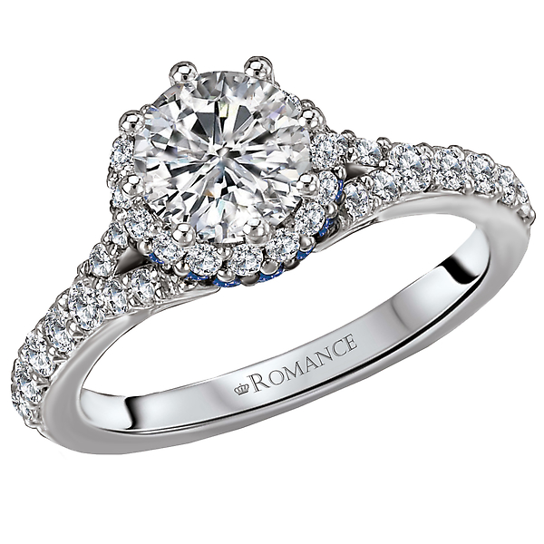 Sapphire and Diamond Semi-Mount Ring J. Schrecker Jewelry Hopkinsville, KY
