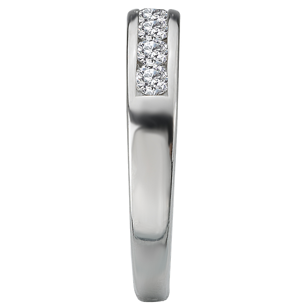 Ladies Diamond Wedding Rings - Matching Wedding Band - image #3