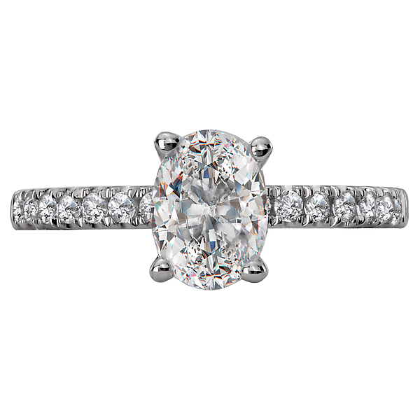 Diamond Semi-mount Engagement Ring Image 4 D. Geller & Son Jewelers Atlanta, GA
