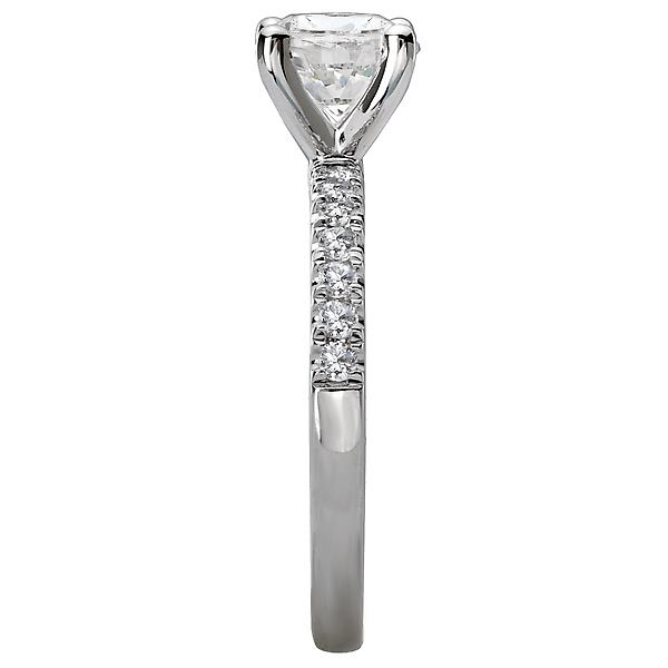 Diamond Semi-mount Engagement Ring Image 3 The Hills Jewelry LLC Worthington, OH