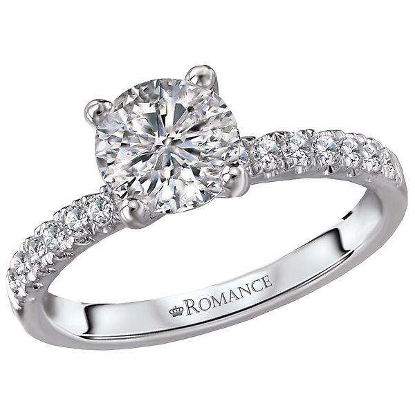 Diamond Semi-mount Engagement Ring Malak Jewelers Charlotte, NC