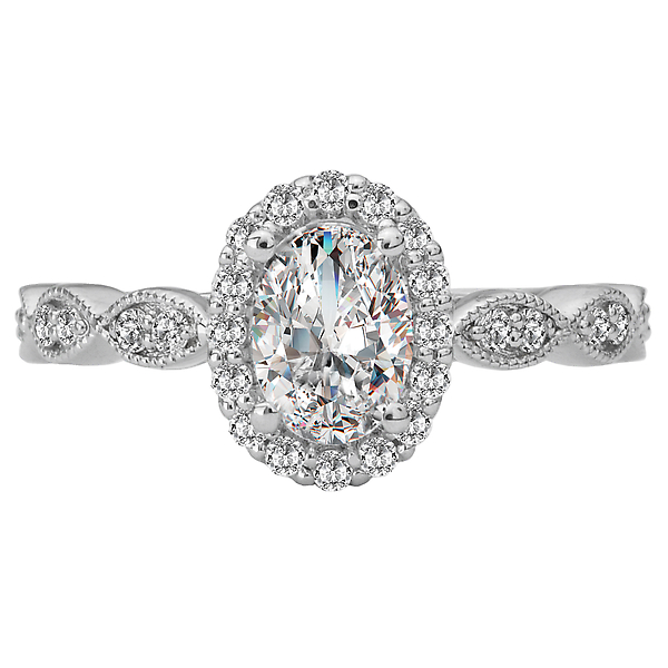Halo Semi Mount Ring Image 4 The Hills Jewelry LLC Worthington, OH