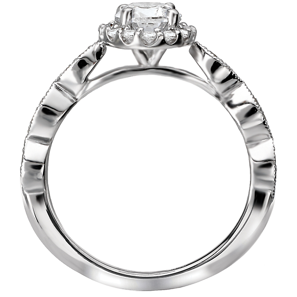 Halo Semi Mount Ring Image 2 D. Geller & Son Jewelers Atlanta, GA