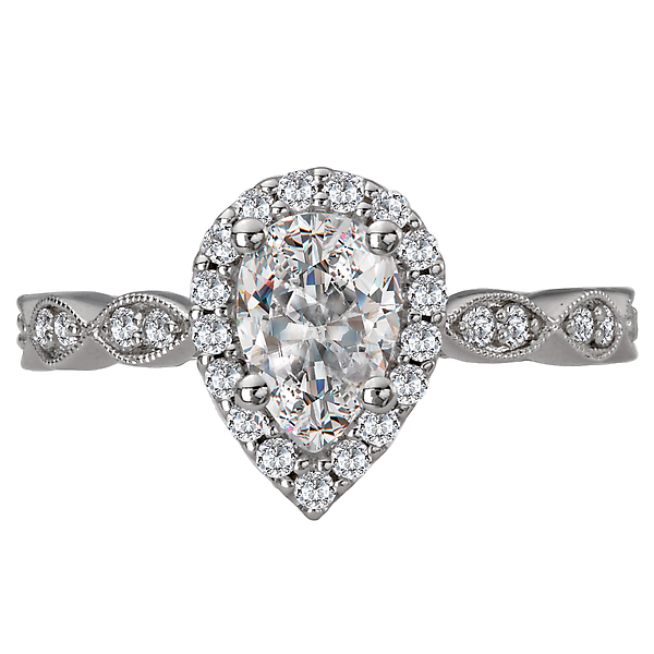 Halo Semi-Mount Diamond Ring Image 4 James Gattas Jewelers Memphis, TN