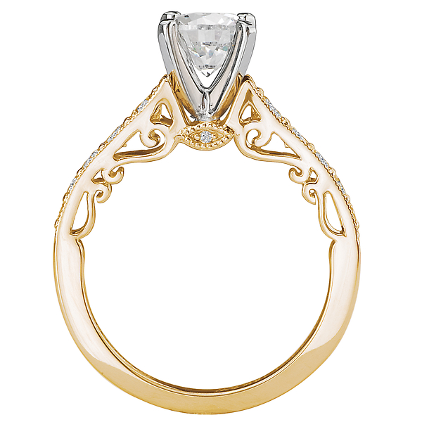 Engagement Rings - Classic Semi-Mount Diamond Ring - image 2