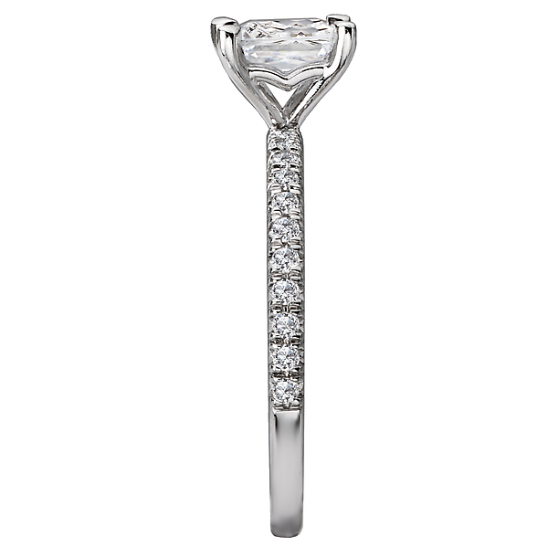 Peg Head Semi-Mount Diamond Ring Image 3 Armentor Jewelers New Iberia, LA