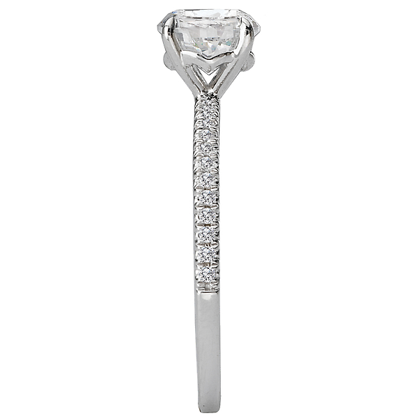 Peg Head Semi-Mount Diamond Ring Image 3 Chandlee Jewelers Athens, GA