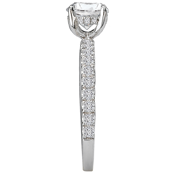 Peg Head Semi-Mount Diamond Ring Image 3 The Hills Jewelry LLC Worthington, OH