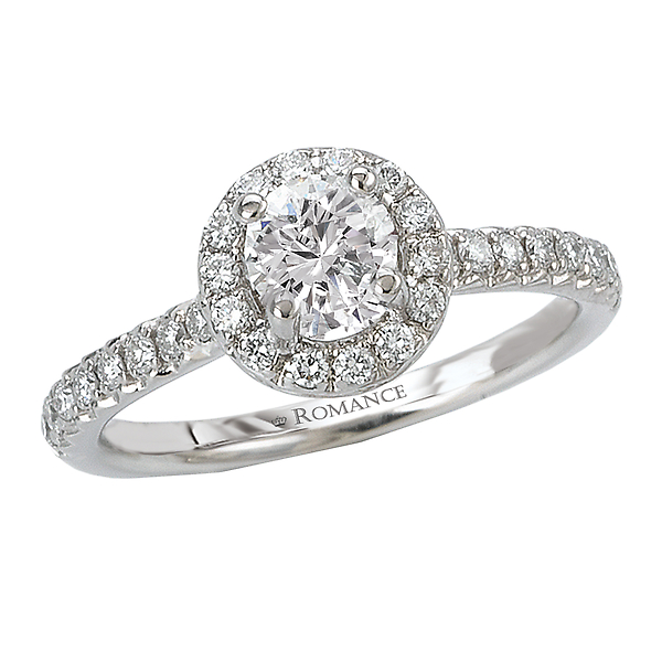 Engagement Rings - Halo Complete Diamond Ring