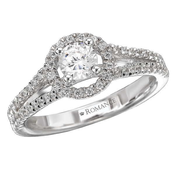 Engagement Rings - Round Halo Diamond Ring