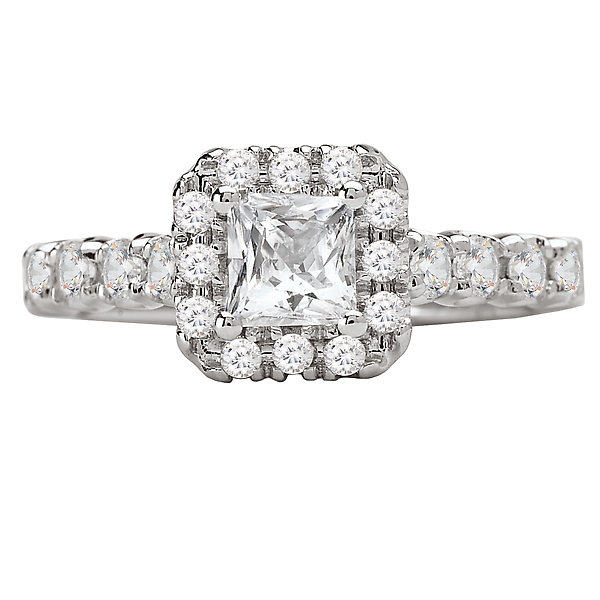 Halo Diamond Ring Image 4 J. Schrecker Jewelry Hopkinsville, KY