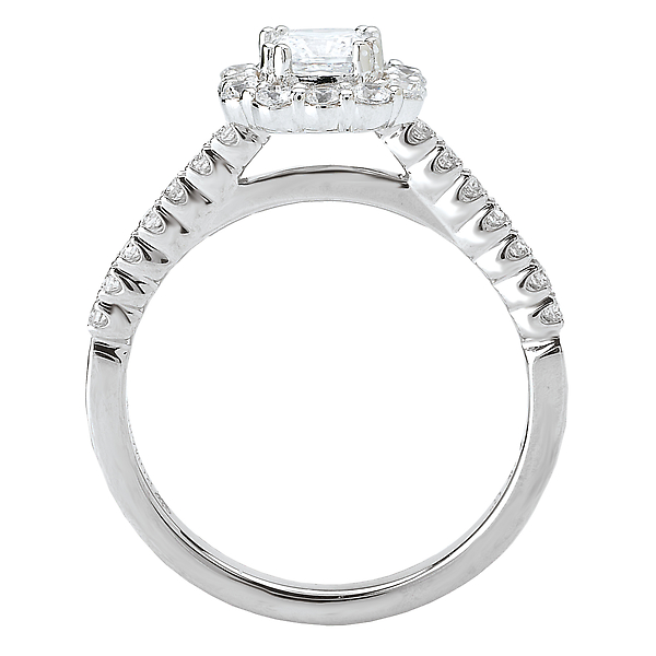 Halo Diamond Ring Image 2 J. Schrecker Jewelry Hopkinsville, KY