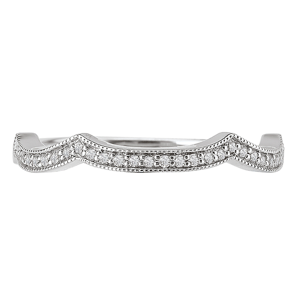 Curved Wedding Band Image 4 J. Schrecker Jewelry Hopkinsville, KY