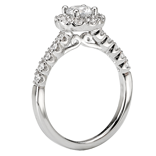 Halo Semi-Mount Diamond Ring Image 2 D. Geller & Son Jewelers Atlanta, GA