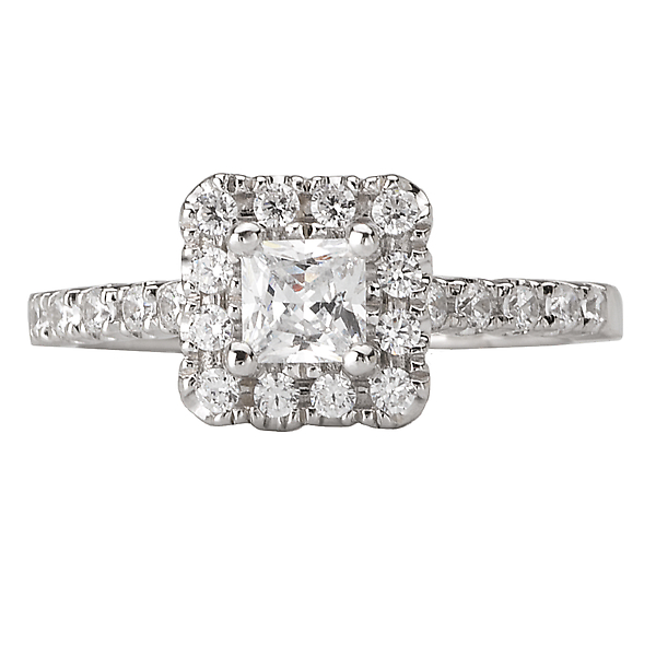 Engagement Rings - Halo Diamond Ring - image 4