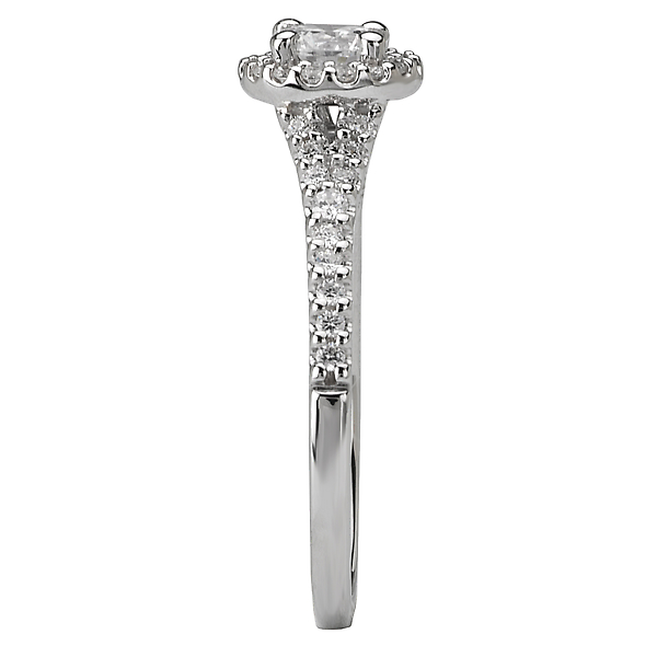 Halo Semi-Mount Diamond Image 3 Armentor Jewelers New Iberia, LA