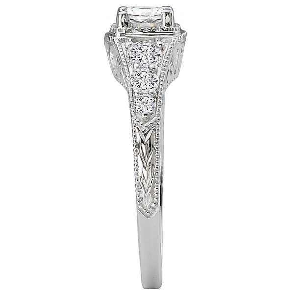 Engagement Rings - Classic Diamond Ring - image #3