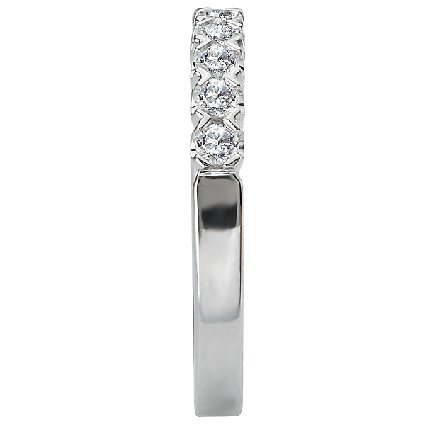 Ladies Diamond Wedding Rings - Matching Wedding Band - image #3