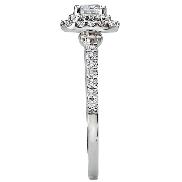 Halo Semi-Mount Diamond Ring Image 3 James Gattas Jewelers Memphis, TN