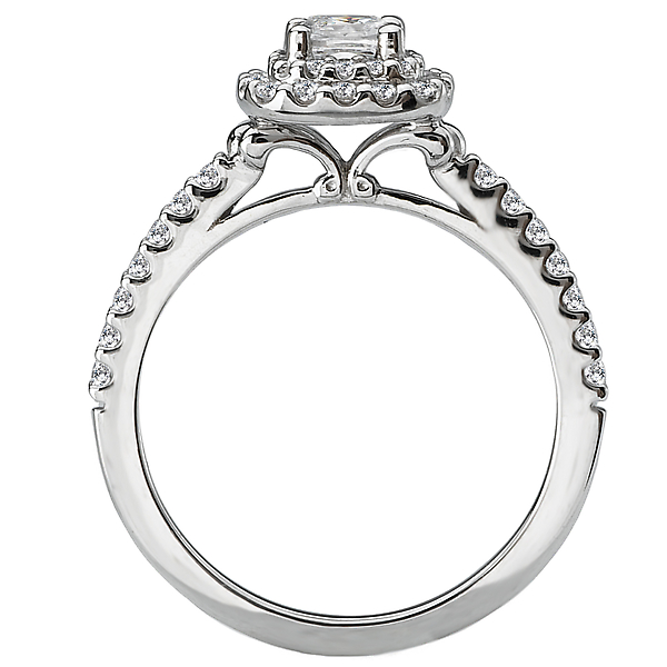 Halo Semi-Mount Diamond Ring Image 2 Glatz Jewelry Aliquippa, PA