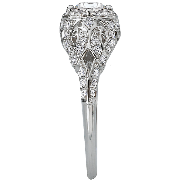 Vintage Semi-Mount Diamond Ring Image 3 J. Schrecker Jewelry Hopkinsville, KY